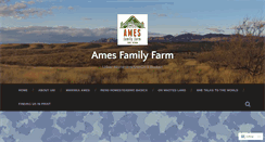 Desktop Screenshot of amesfamilyfarm.com